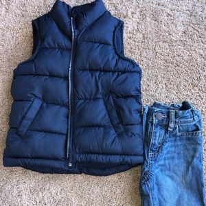 Boys vest and pair of jeans